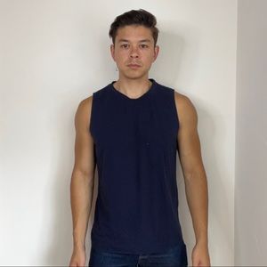 Asos tank top marine blue